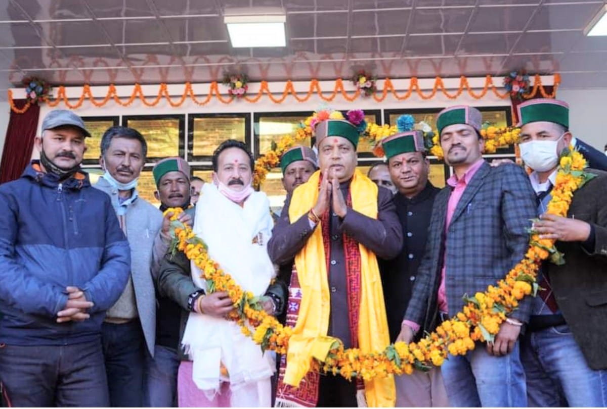 cm jairam thakur lays foundation stones of 31 developmental projects in kinnaur himachal pradesh