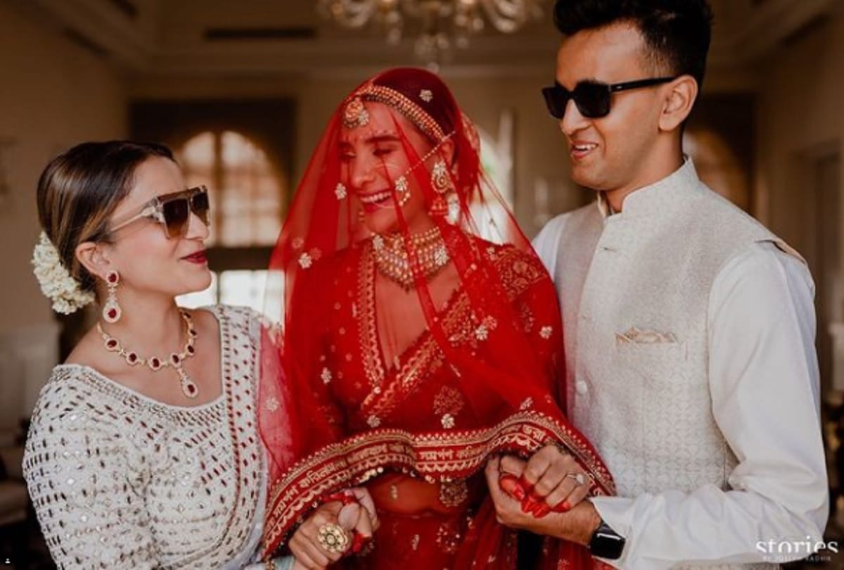Sister In Law Parnalekha Paul welcomes Rajkumar Rao to the family through an adorable instagram post