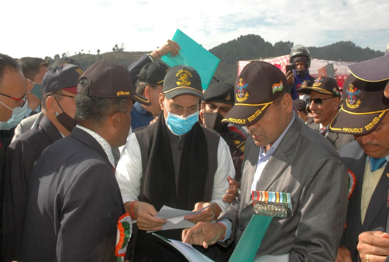 shaheed samman yatra: rajnath singh starts yatra  in pithoragarh today, see photos