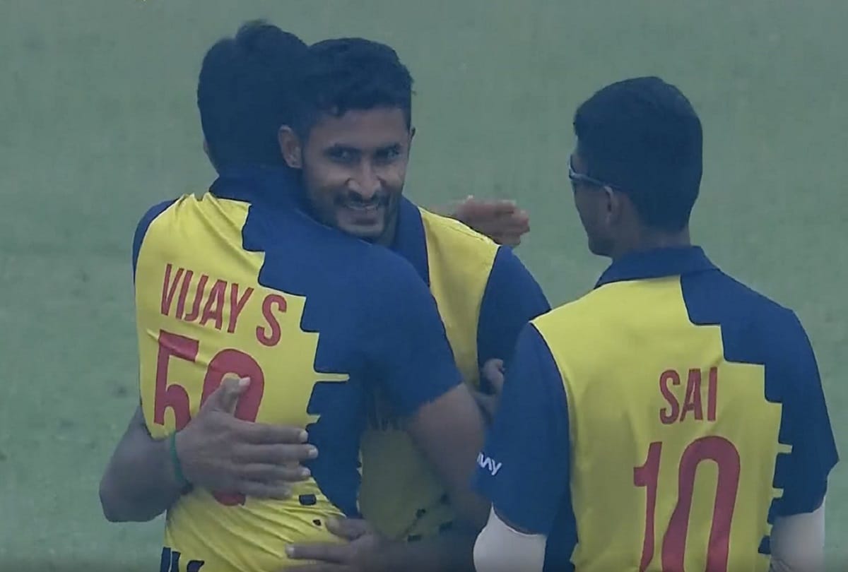 Syed Mushtaq Ali Trophy 2021 Tamil Nadu beat Hyderabad by 8 wickets in 1st semifinal and reached final