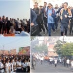 आगरा में मैराथन दौड़ का आयोजन