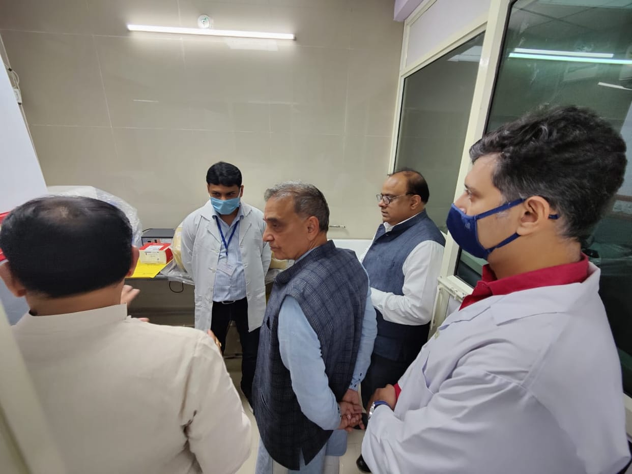RTPCR lab started in Sarurpur Kalan