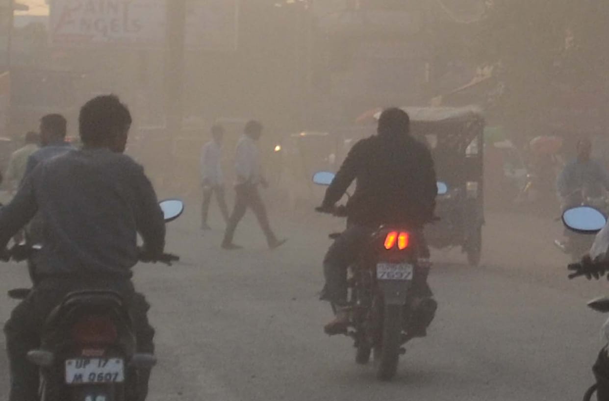 Respiratory crisis, AQI reached 336 due to re-increasing pollution,