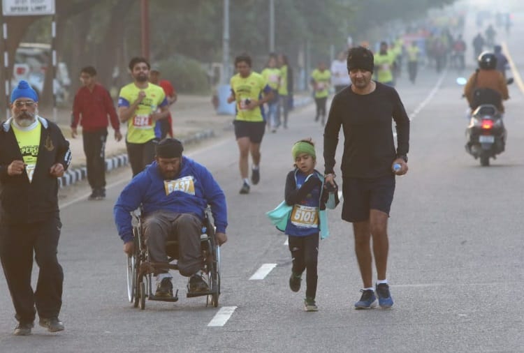 Super Sikh run dedicated to Milkha Singh started from Chandigarh Club  