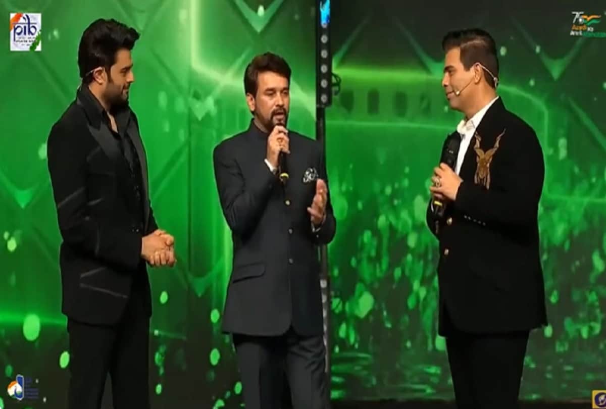 Karan johar getting trolled for wearing coat with logo nearly similar to pakistan inter services intelligence ISI