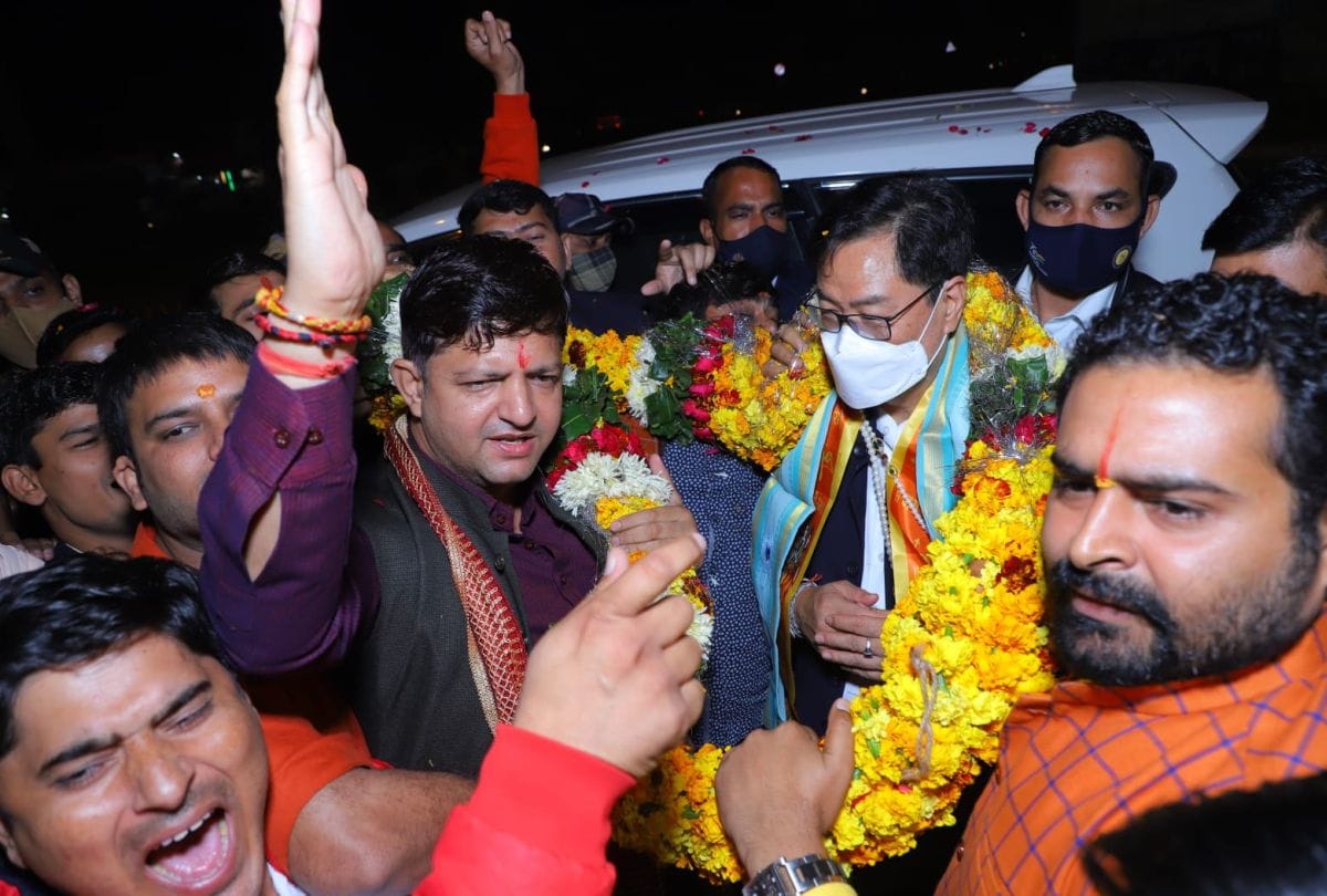 Union Minister Kiren Rijiju inaugurated the MP Sports Competition in Agra