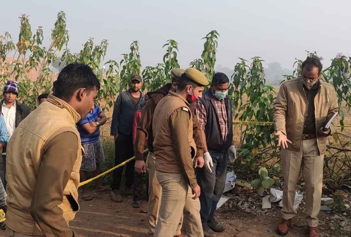 Auraiya: Burnt body of youth found on Phaphund-Dibiyapur bypass, police engaged in investigation