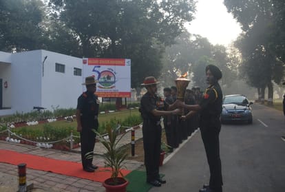 swarnim vijay mashaal torch was warmly welcomed