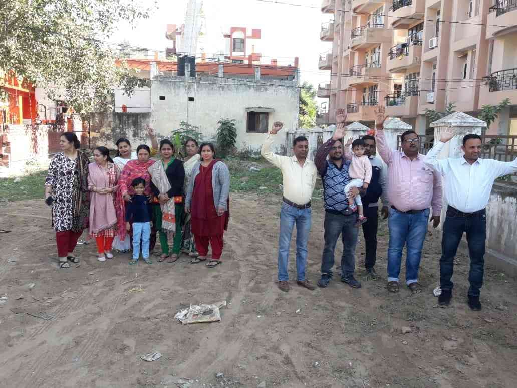 Residents of Baddi phase-3 against encroachment of parks