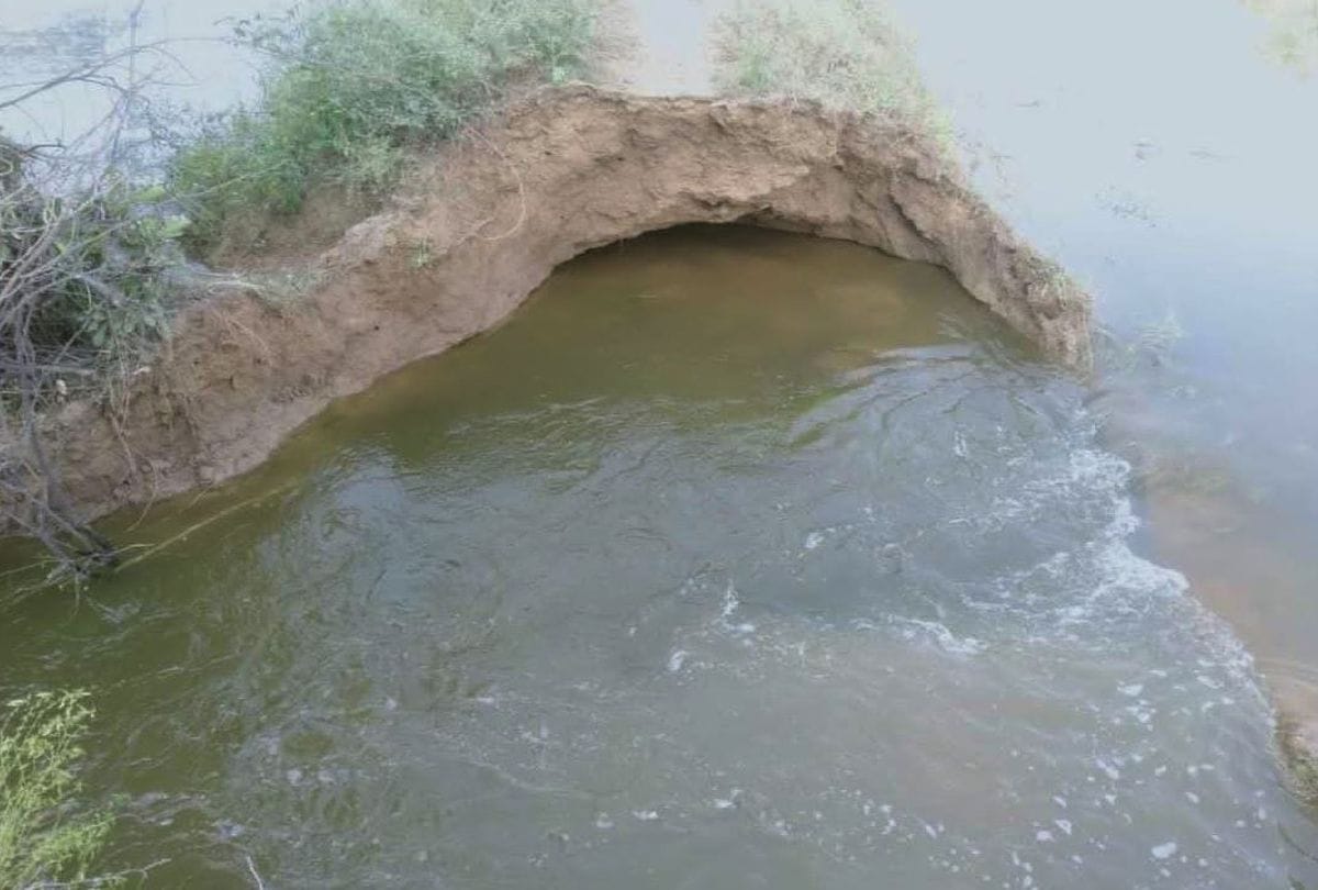 Chambal River Water Lavel Increased Reached In Jaitpur Village