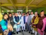 नीरज चोपड़ा की बहन की शादी में मौजूद सीएम मनोहर लाल,अर्चना गुप्ता व अन्य मंत्री।