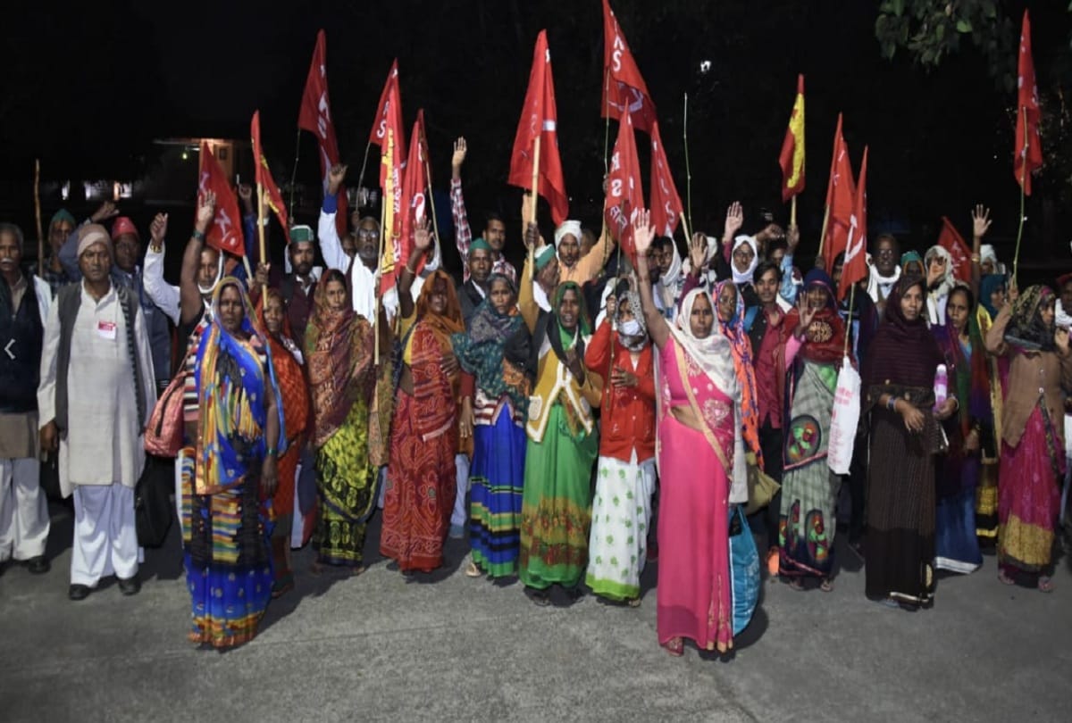 kisan morcha mahapanchayat today in lucknow