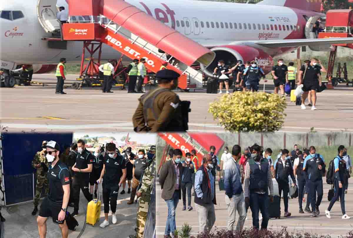 India-New Zealand Test match: New Zealand team reached Kanpur with five Indian players