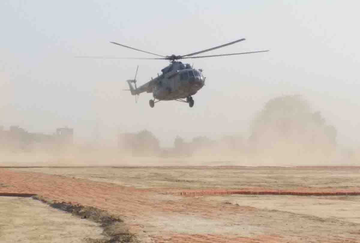 Kanpur: Landing of President's helicopters will be dust free