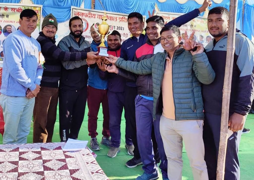 Jaiharikhal in men's league, Pabou won in mixed league