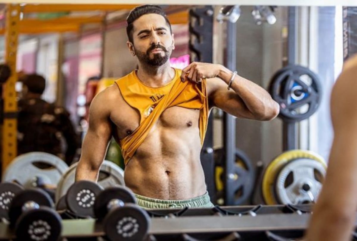 Ayushmann khurrana gives fitness goals in new picture