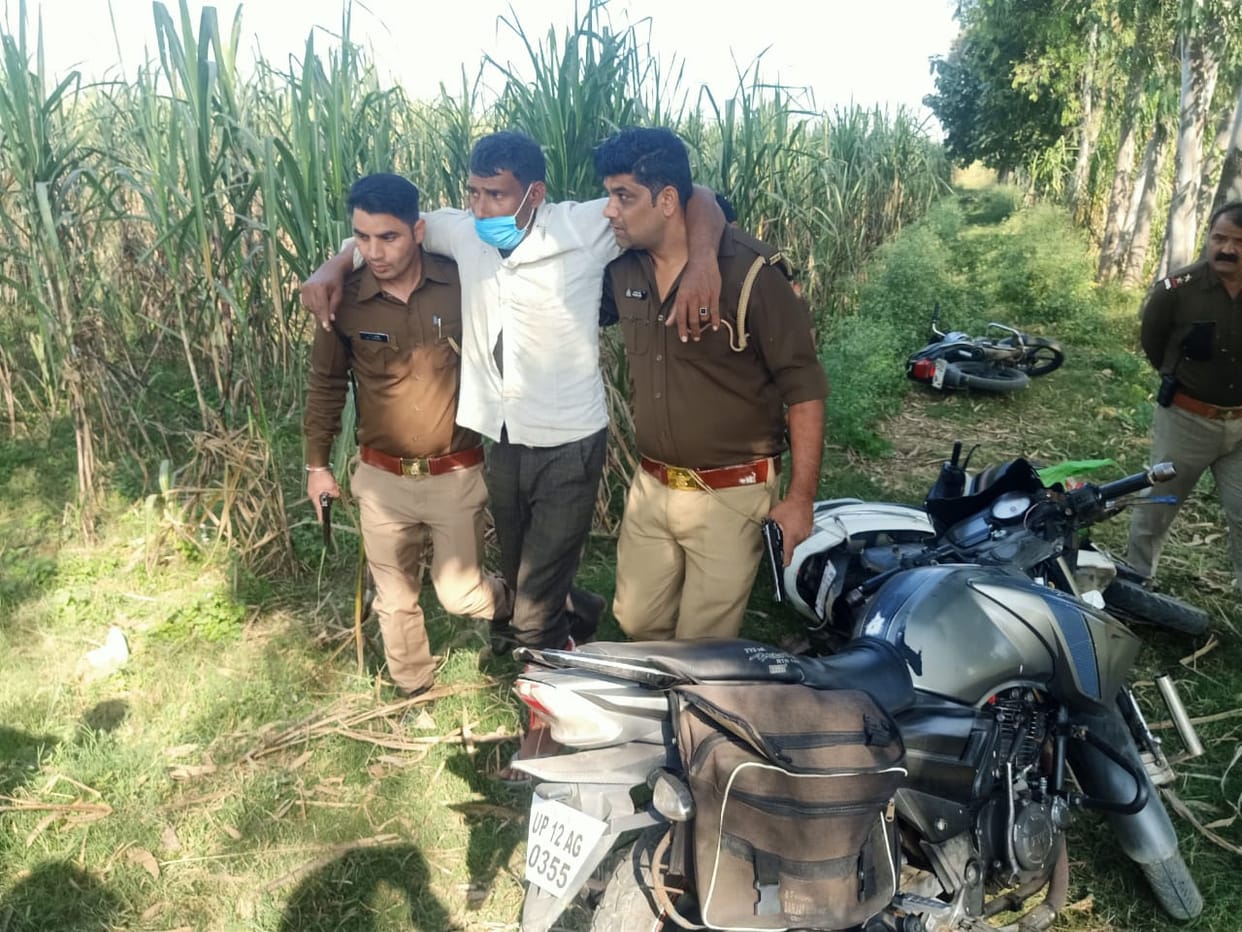 Cow slaughter accused caught in encounter
