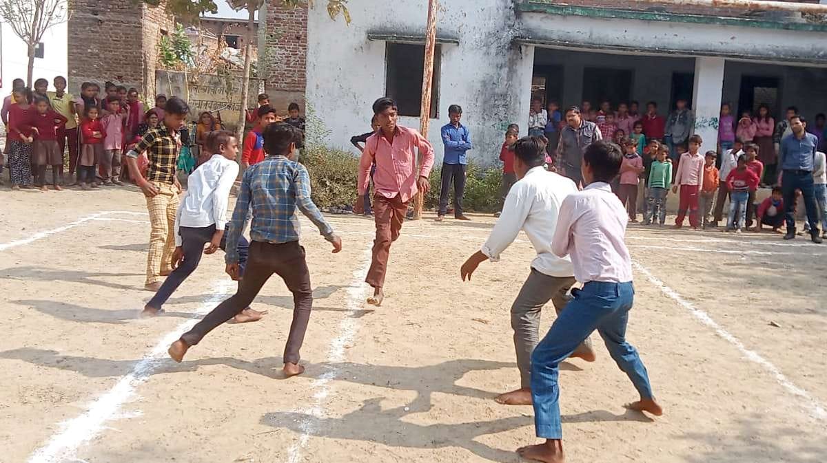 Richha's team won in Kabaddi