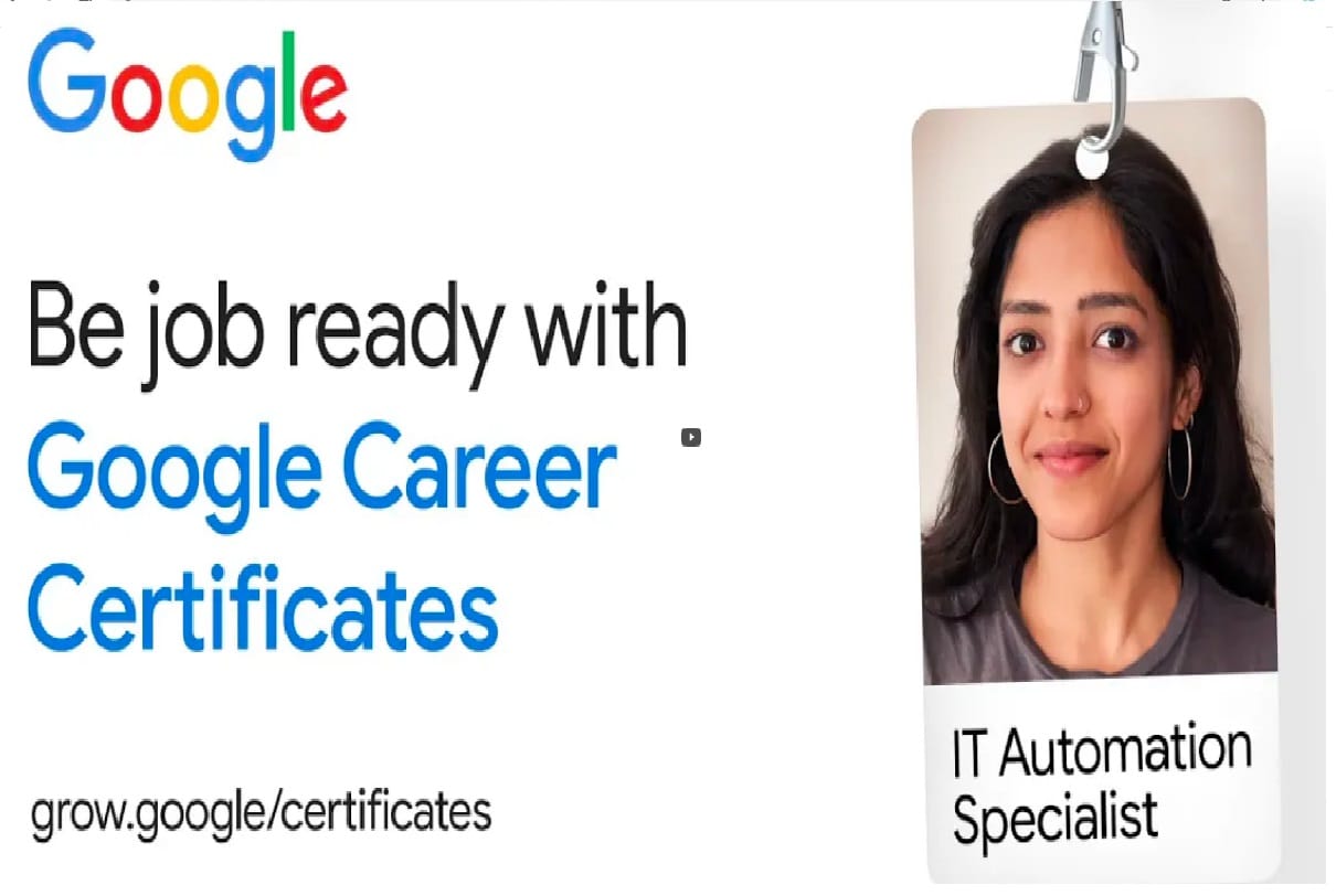 Google announces Google Career Certificates in partnership with Coursera to boost digital skills Earn a Career Certificate Learn job-ready skills with Google