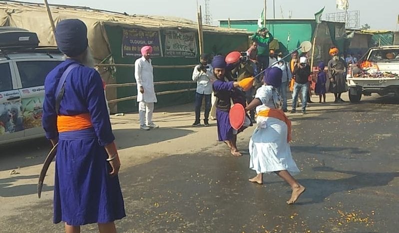 farmers took out Nagar kirtan at kundli border