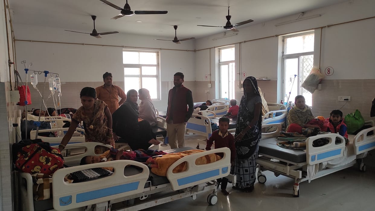 patient increased in district hospital