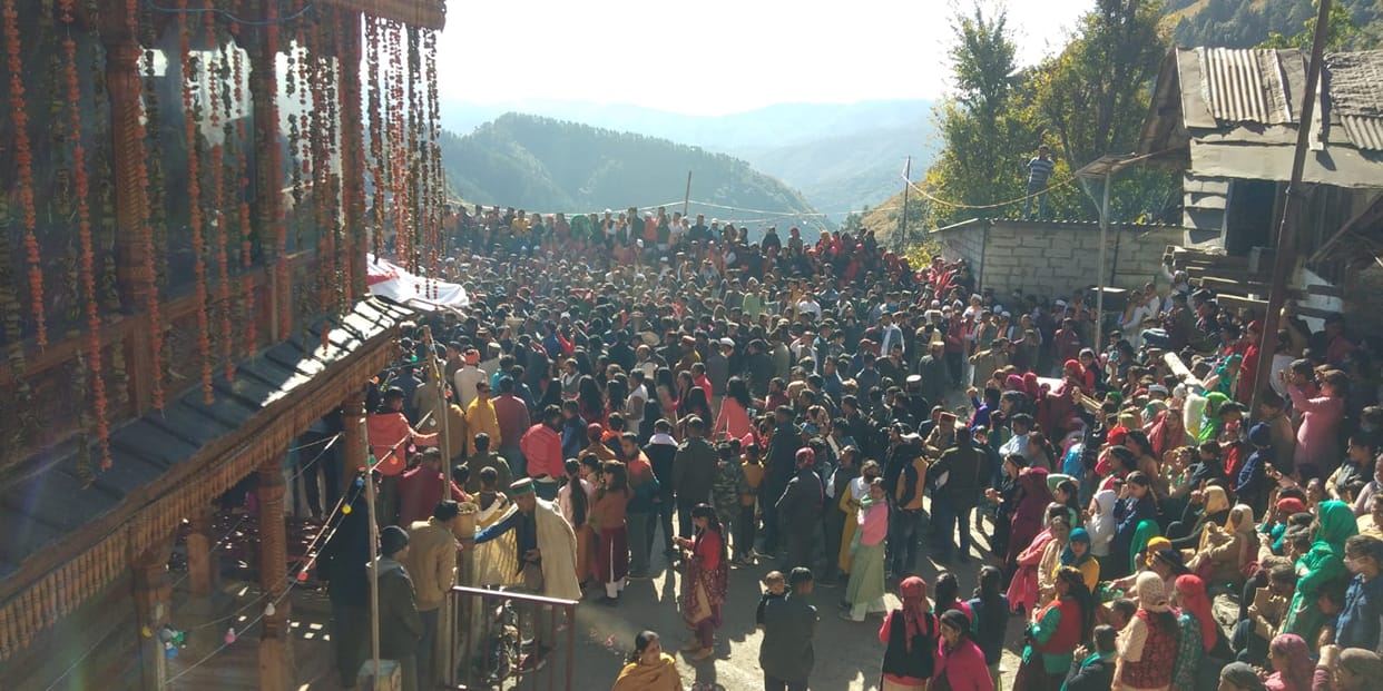 uttarakhand news: Tourism Minister Satpal Maharaj attended Chalda Mahasu Maharaj Doli Yatra