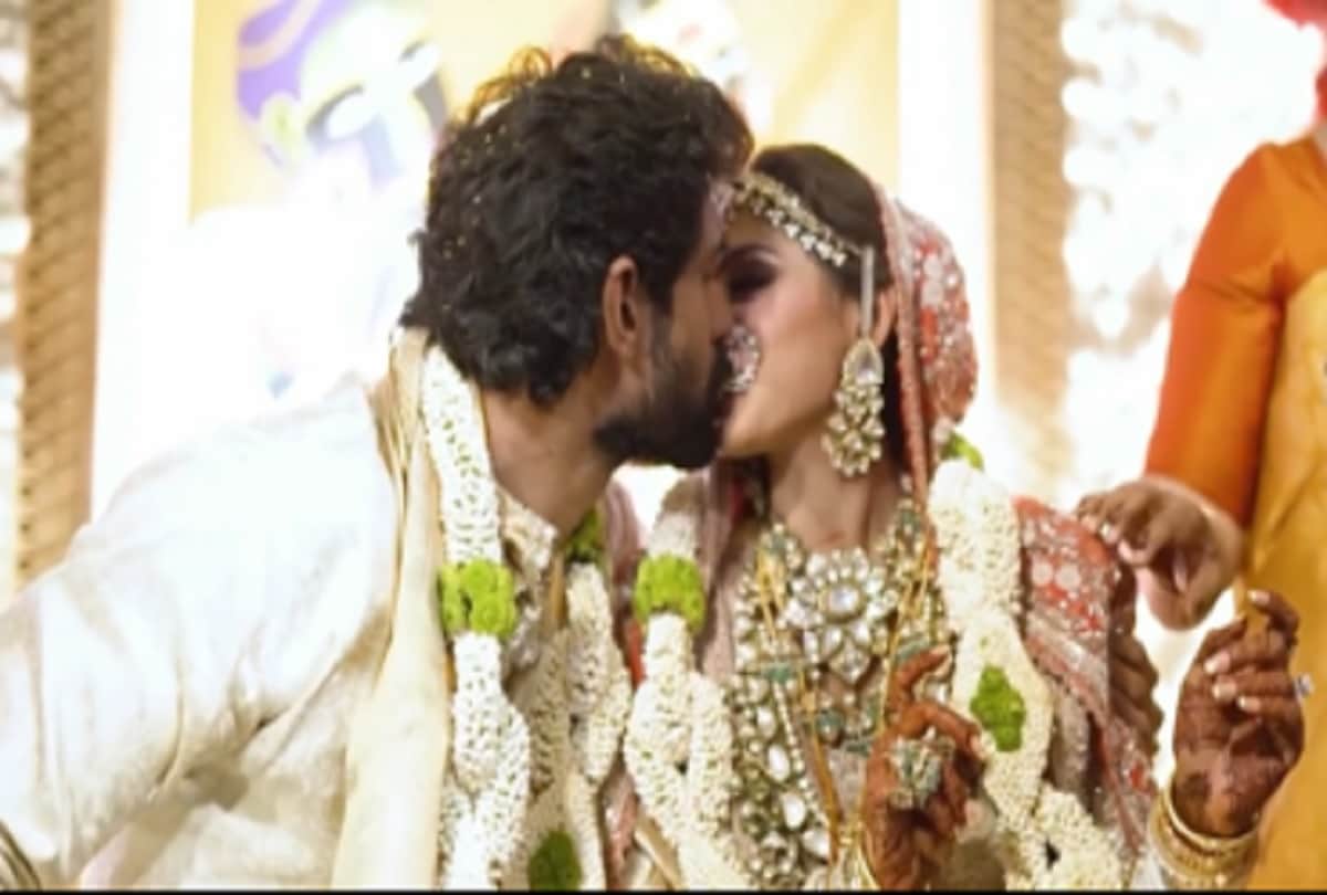 Rana Duggubati aka Bhallaldev and Mihika Bajaj wedding unseen video of liplock going viral
