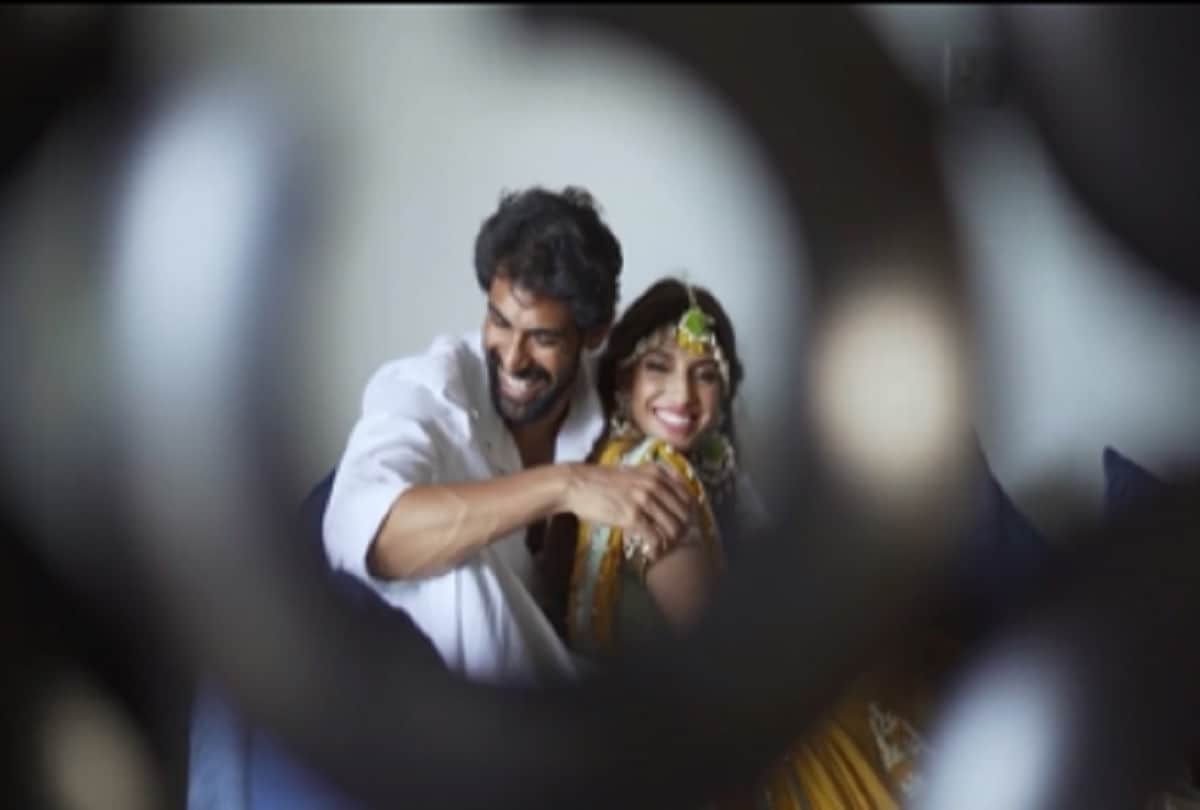 Rana Duggubati aka Bhallaldev and Mihika Bajaj wedding unseen video of liplock going viral