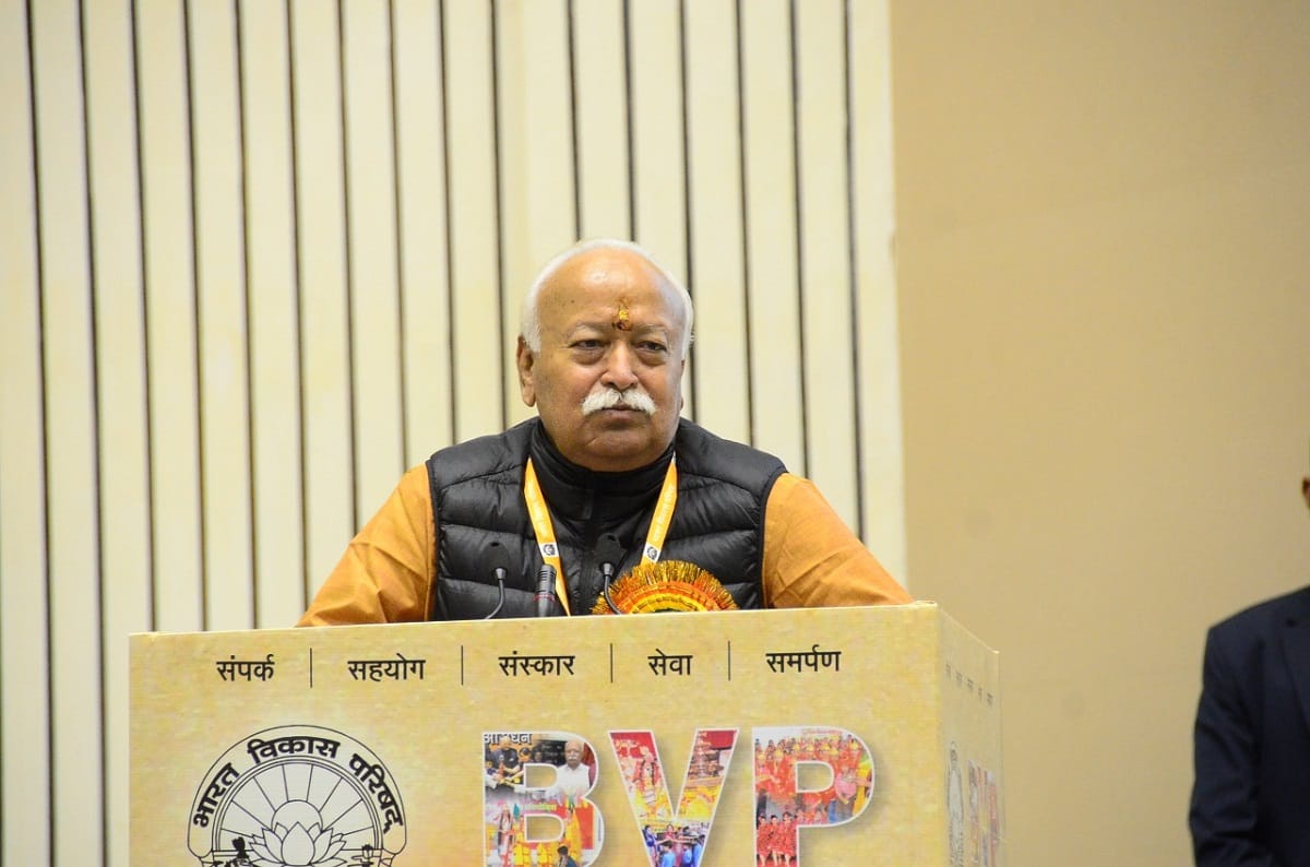 RSS chief Mohan Bhagwat said that India is developing continuously and soon be on top of the world