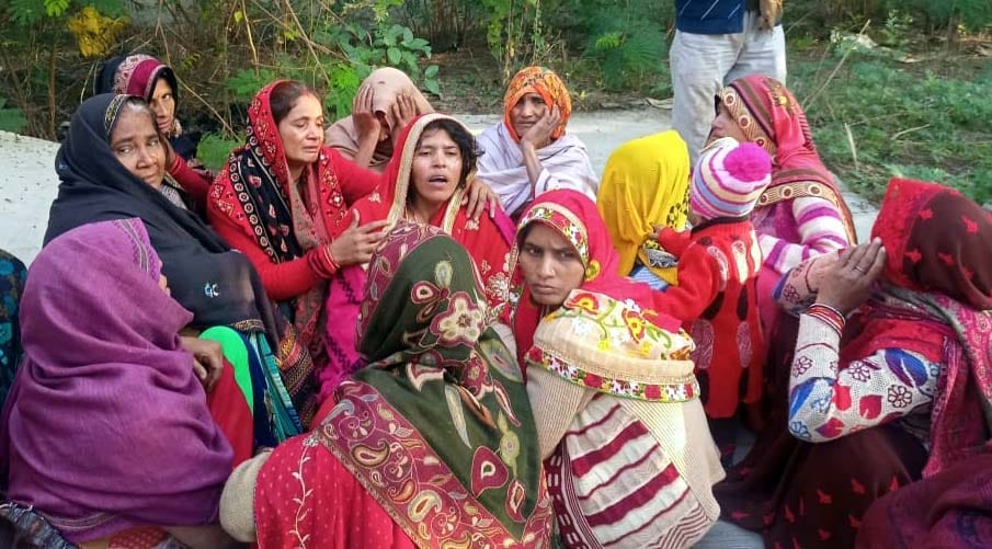 Two farmers riding tractor-trolley killed in bus collision, seven injured
