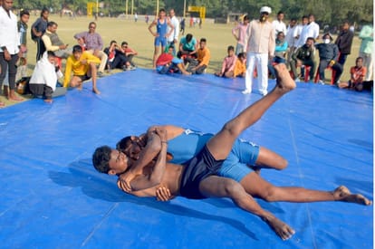Ashok, Suraj and Ishaan of Kashi won gold by performing well in Wushu competition