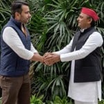 जयंत चौधरी व अखिलेश यादव।