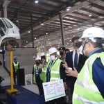 Union Minister Nitin Gadkari inaugurates the vehicle scrapping unit jointly developed by Maruti Suzuki and Toyota in Noida