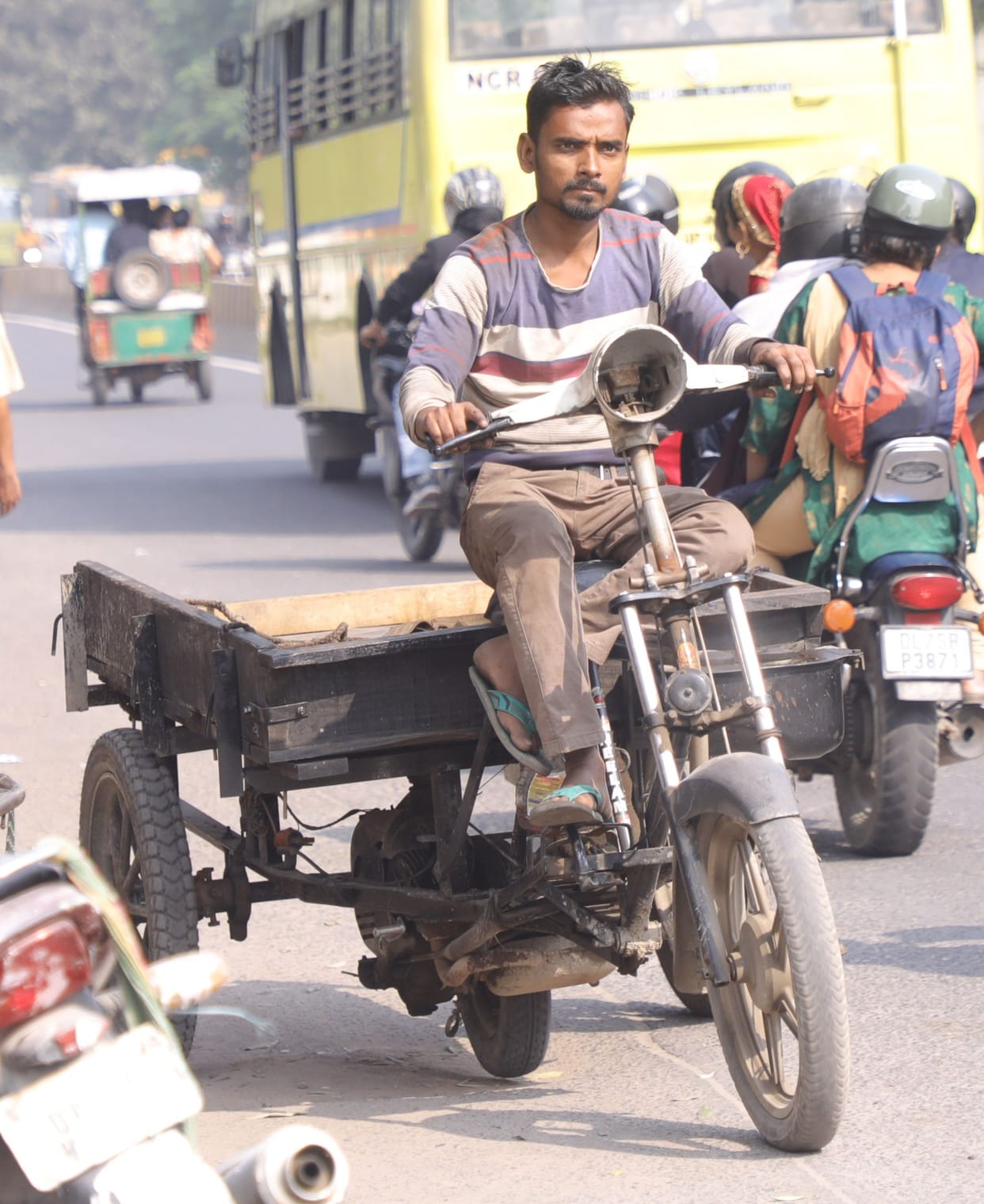 Breathing crisis and 'jugaads' running fearlessly on the roads