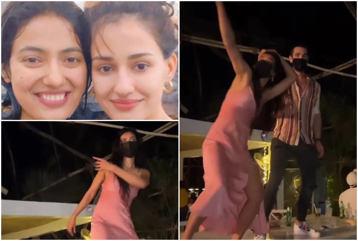 Disha Patani's sister Khushboo shows off sexy moves as she dances on a table see actress comment