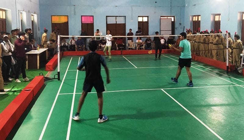 Three-day district level badminton competition started in AK College