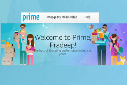 Amazon Prime membership