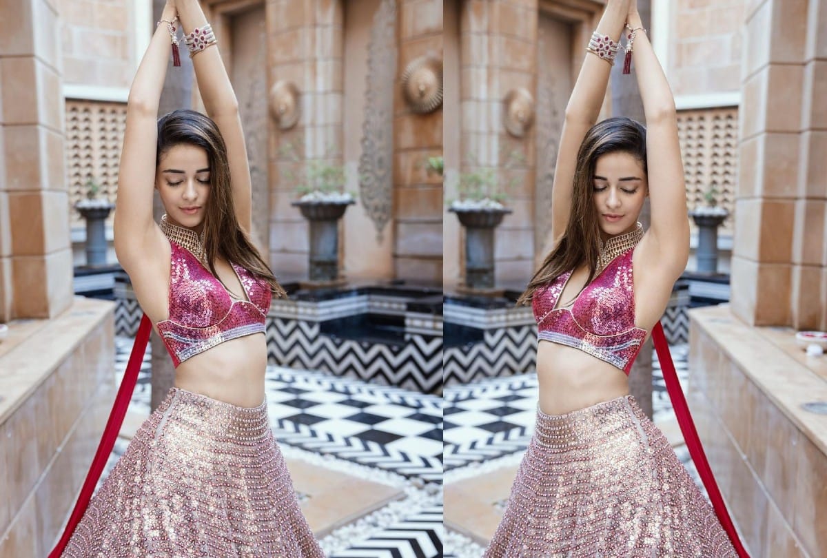 Ananya Panday Shimmery Lehengas Photos Best For Wedding Season