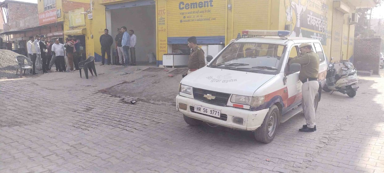 The miscreants shot the contractor and his nephew sitting outside the shop