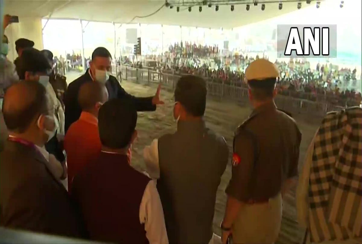 CM Yogi ensure jewar airport today inauguration program preparation PM Modi foundation stone on 25 november