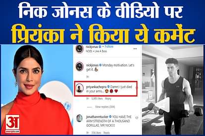 priyanka chopra reacts on nick jonas fitness video after there divorce news