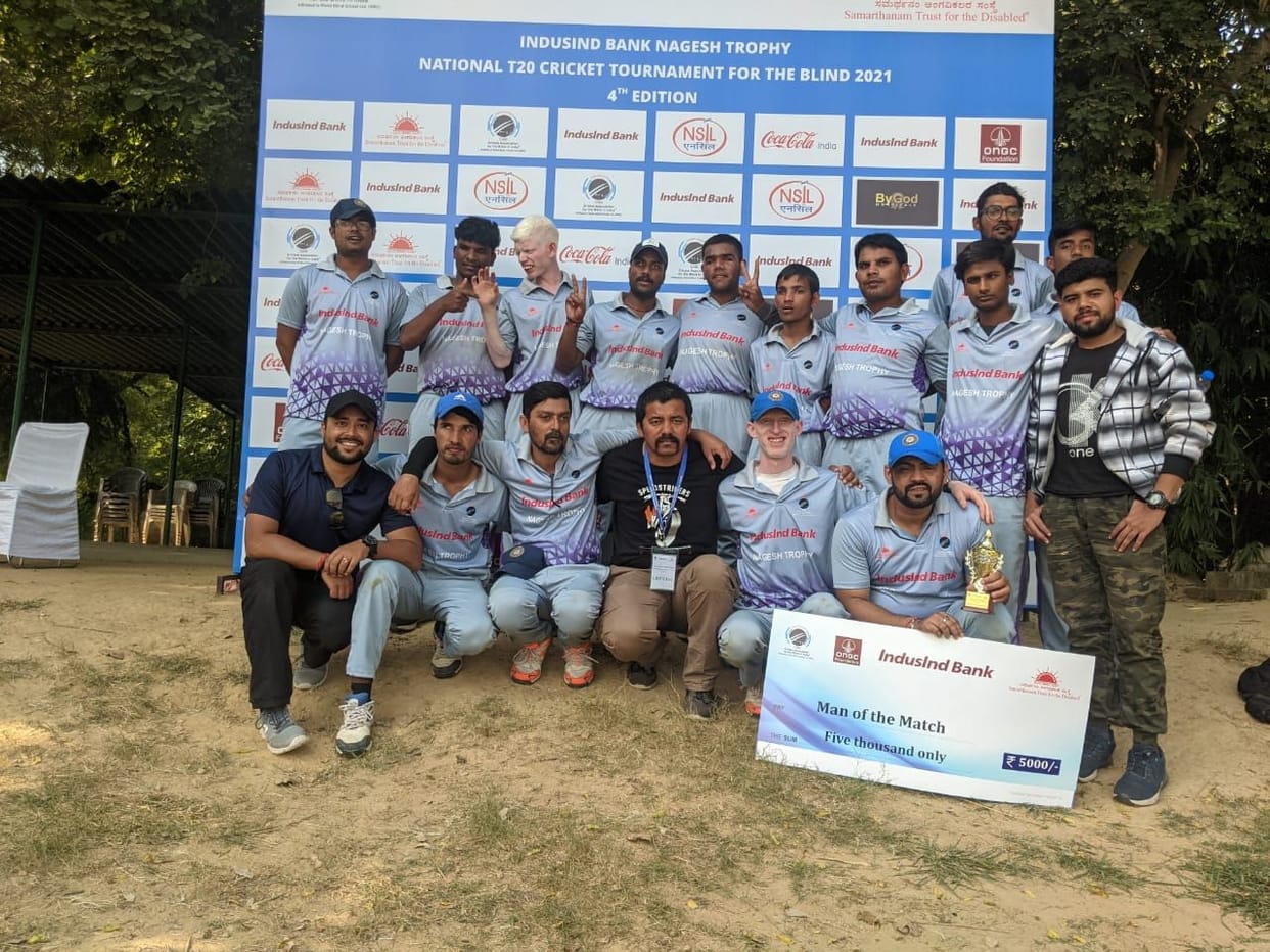 Uttarakhand blind cricket team reached the quarter finals for the first time