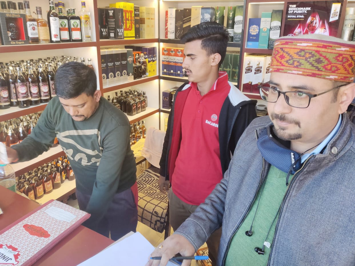 excise department raid fagu liqor shop fine 15 thousands