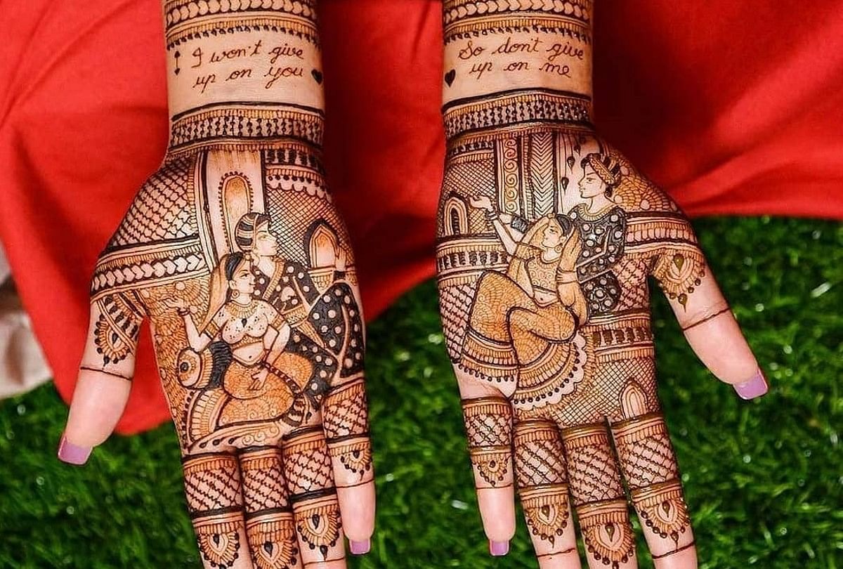 Wedding bridal mehandi design || full back hand dulhan mehndi designs -  YouTube