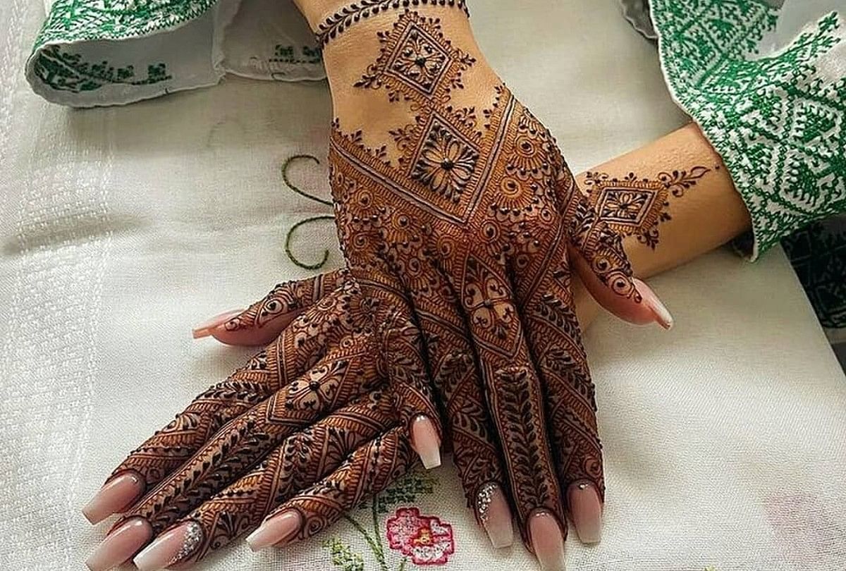 आसान मेहंदी लगाना सीखें-latest mehndi design 2020- very easy mehndi design  to learn- mehndi 2020 - YouTube