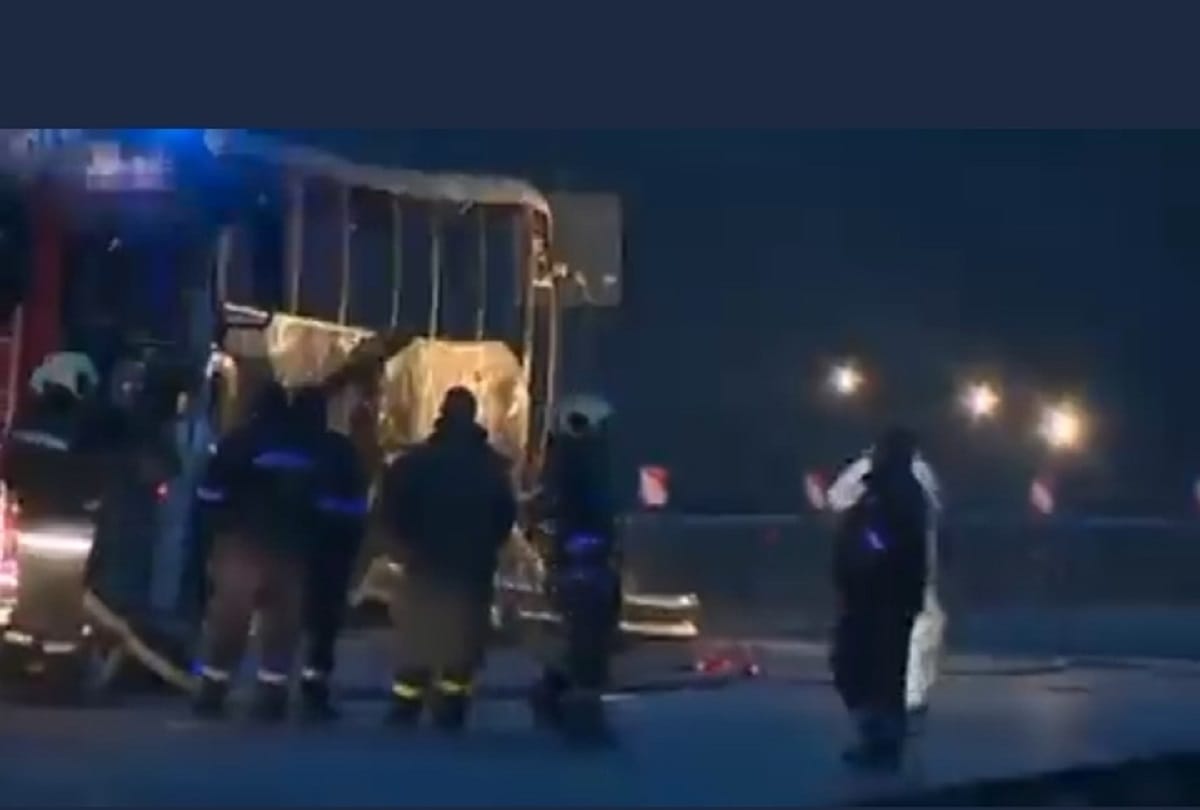 Bulgaria bus accident: 46 people killed in a fire in a bus with North Macedonian plates, read world's important news