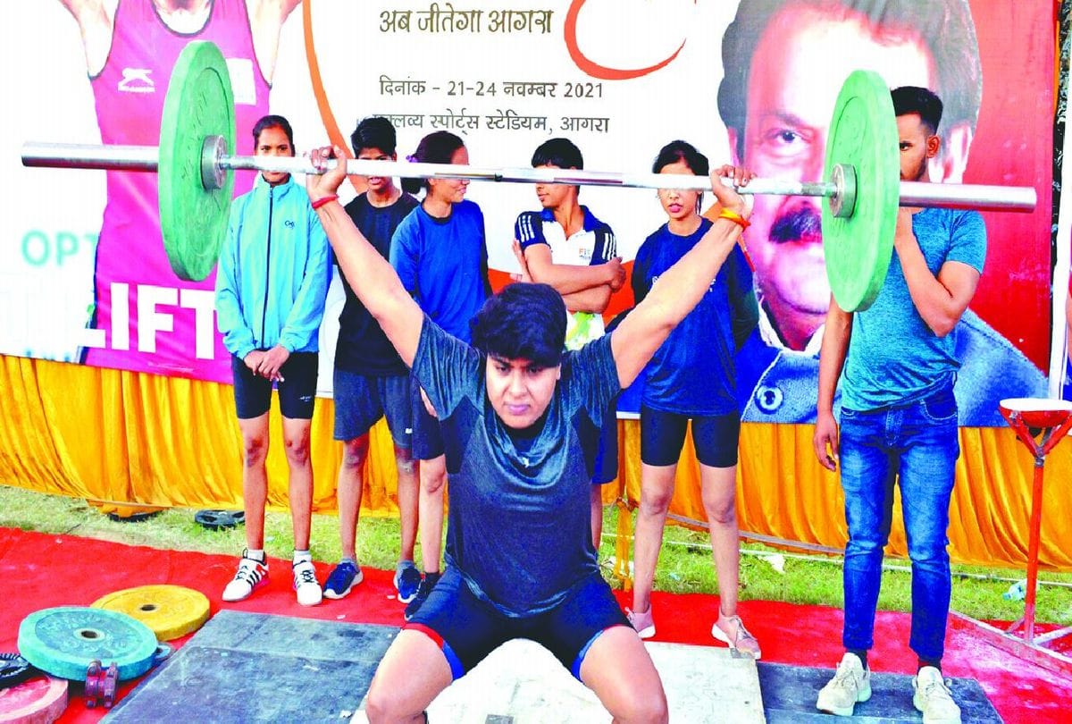 Girl Players In Agra Eklavya Sports Stadium