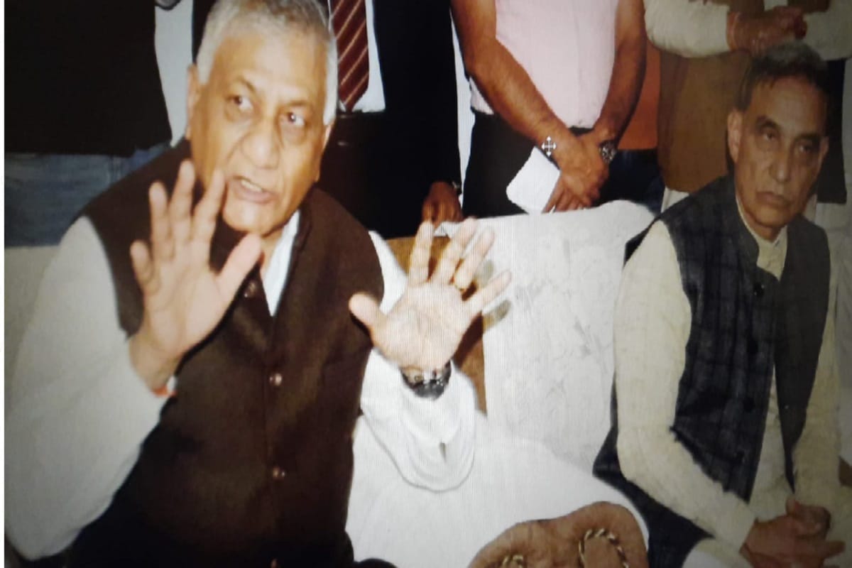 Union Minister of State General VK Singh inspects Delhi-Saharanpur National Highway 709B