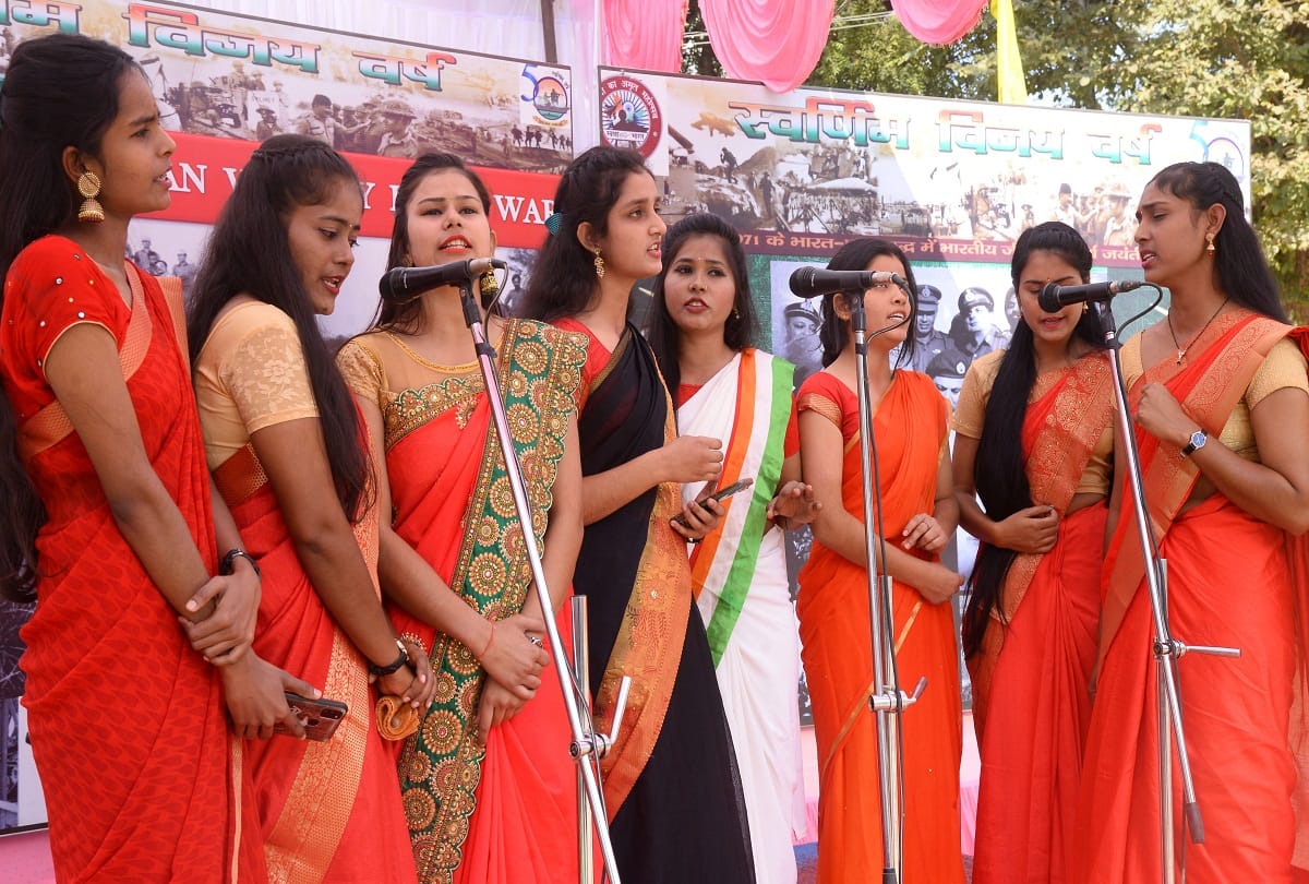 Prayagraj: Golden victory torch reached Odi Fort, enthusiasm shown in mini marathon