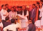 मंगरौरा के नारायनपुर में आयोजित कार्यक्रम में बोलते कैबिनेट मंत्री मोती सिंह। संवाद
